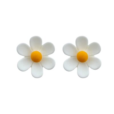 گوشواره زنانه مدل فانتزی طرح گل کد E5684