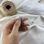 پیرسینگ ناف فیک زنانه مدل قلب کد P4905