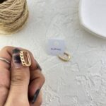 گوشواره زنانه ژوپینگ مدل کارتیه کد E6261