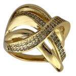 انگشتر زنانه ژوپینگ مدل جواهری کد R5091