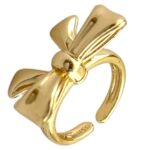 انگشتر زنانه مینیمال مدل پاپیون کد R5038