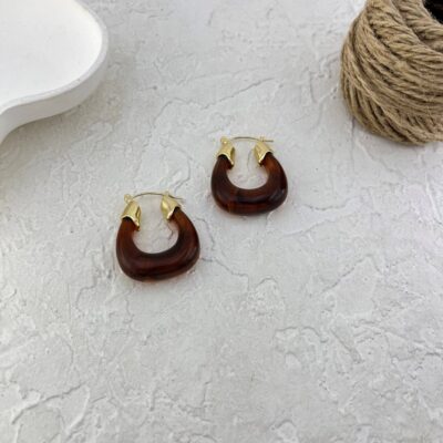گوشواره زنانه مدل میناکاری کد E6319