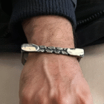 دستبند بنگل مردانه گنج کد Men0032
