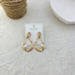 گوشواره زنانه ژوپینگ مدل مروارید کد E6116