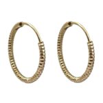 گوشواره زنانه ژوپینگ مدل حلقه ای کد E6195
