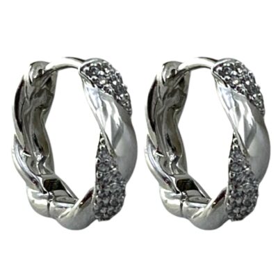 گوشواره زنانه ژوپینگ مدل گل جواهری کد E6310