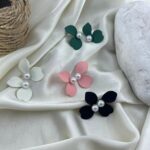 گوشواره زنانه مینیمال مدل پروانه کد E6465