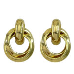 گوشواره زنانه مدل حلقه ای کد E6426