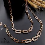 دستبند و گردنبند هرمس ژوپینگ کد M1020