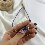 گردنبند زنانه مهره ای تابستانی مدل صدف کد N5259