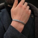 دستبند بنگل مردانه کارتیه کد Men0031