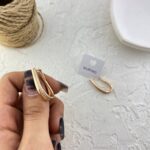 گوشواره زنانه ژوپینگ مدل جواهری کد E6285
