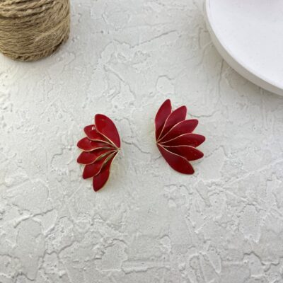 گوشواره زنانه مدل بال پروانه کد E6110