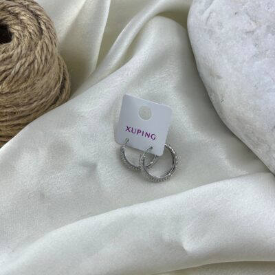گوشواره زنانه ژوپینگ مدل جواهری کد E6471
