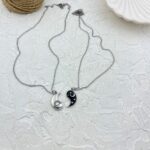گردنبند دوستی مدل ماه و خورشید کد N4991