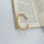 دستبند النگویی زنانه ژوپینگ مدل زنجیری کد B4592