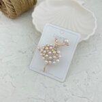 گل سینه زنانه مدل دختر بالرین کد G4116