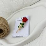 گل سینه زنانه مدل گل کد G4019