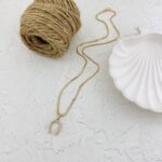 گردنبند ژوپینگ زنانه مدل نعل اسب کد N4962