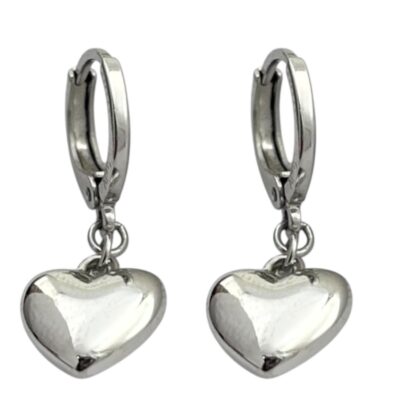 گوشواره زنانه ژوپینگ مدل قلبی کد E5938