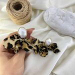 گوشواره زنانه مدل پلنگی کد E6329