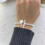 دستبند زنانه مینیمال مدل گره کد B5445