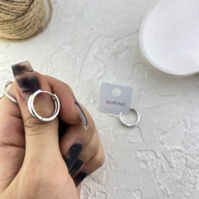 گوشواره زنانه ژوپینگ مدل حلقه ای کد E6299