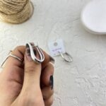 گوشواره زنانه ژوپینگ مدل اینه ای کد E6300