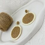 گوشواره زنانه مدل دایره کد E5273