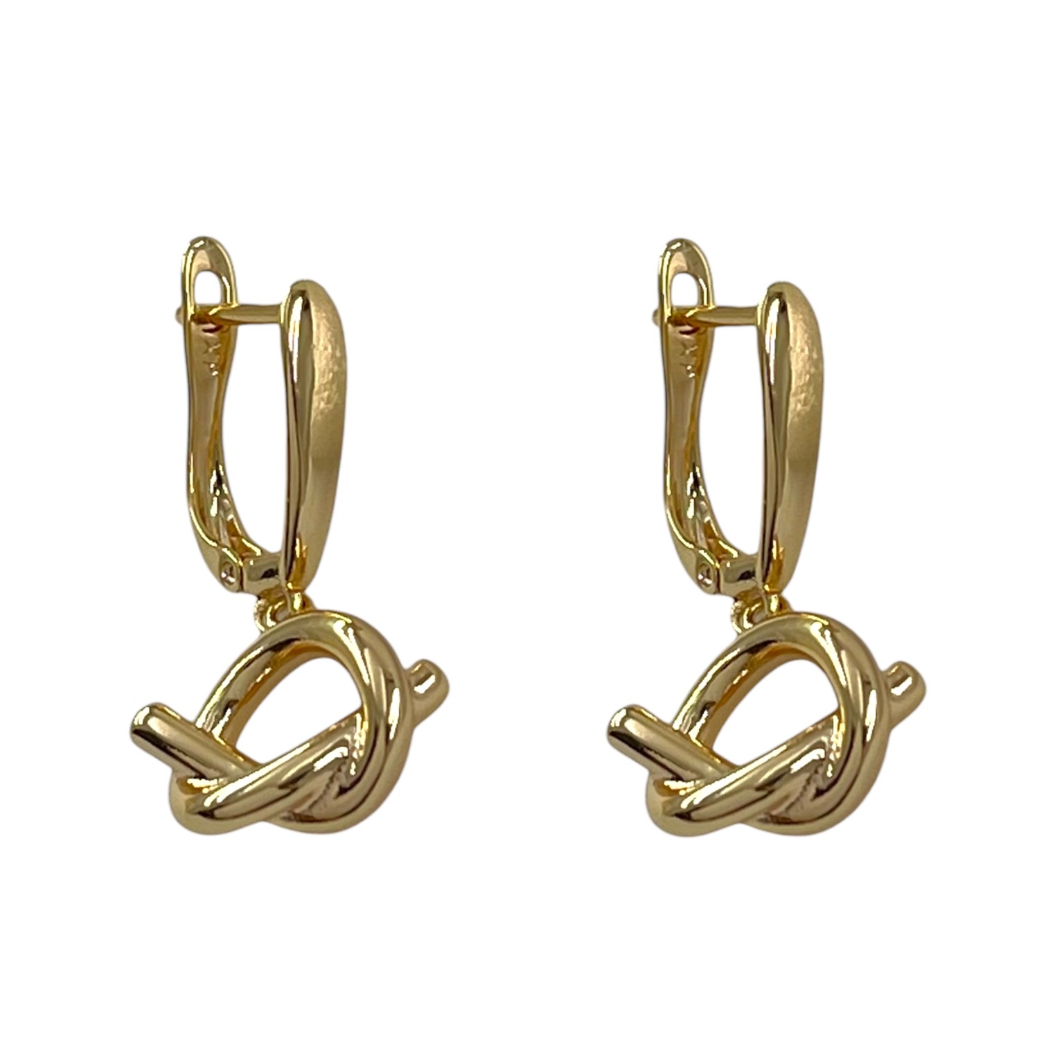 گوشواره-زنانه-ژوپینگ-مدل-گره-ای-کد-E6495-1 گوشواره زنانه ژوپینگ مدل گره ای کد E6495