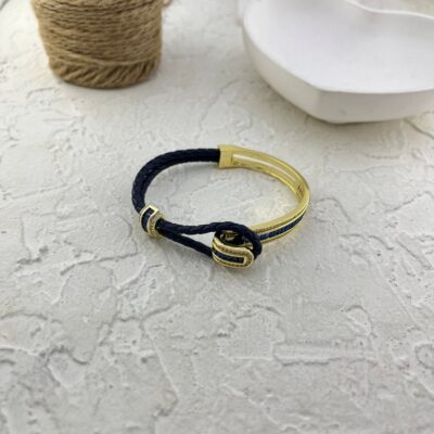 دستبند زنانه چرمی مدل قایق بادبانی کد B5328