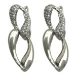 گوشواره زنانه ژوپینگ مدل جواهری کد E5934