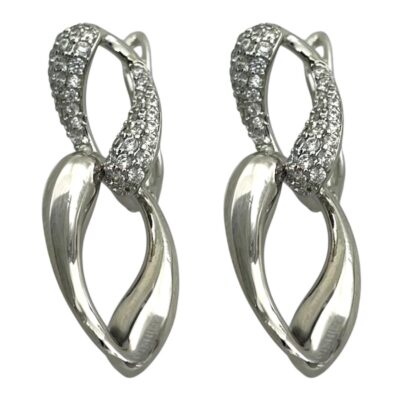 گوشواره زنانه ژوپینگ مدل جواهری کد E5934