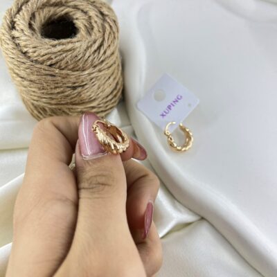 گوشواره زنانه ژوپینگ مدل پیچی کد E6355