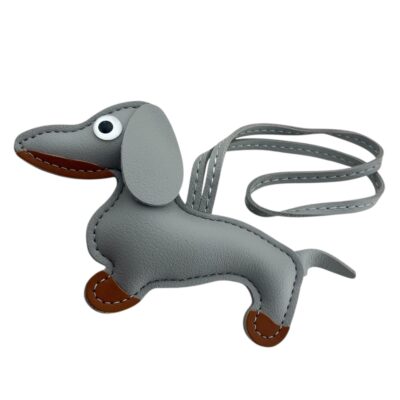 آویز کیف چارم بگ سگ چرمی کد J4092