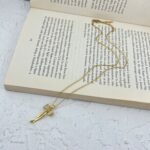 گردنبند زنانه مدل پاپیون کد N4673