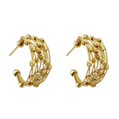 گوشواره زنانه البرنادو توپی کد E6074