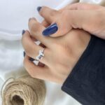 انگشتر زنانه مدل پاپیون کد R51829