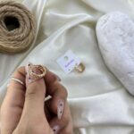 گوشواره زنانه ژوپینگ طرح طلا کد E6472