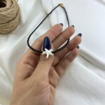 گردنبند زنانه مهره ای تابستانی مدل ستاره کد N5251