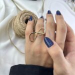 انگشتر زنانه مدل بی نهایت کد R51811