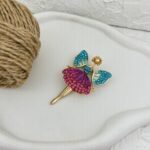 گل سینه زنانه مدل فرشته کد G4008