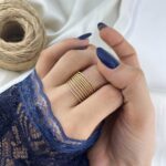 انگشتر زنانه ژوپینگ مدل تراش دار کد R51853
