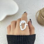 انگشتر زنانه مدل مروارید کد R51761