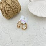 گوشواره زنانه ژوپینگ مدل حلقه کلیپسی کد E5633
