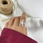 انگشتر زنانه مدل ستاره کد R51807