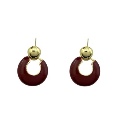 گوشواره زنانه مدل دایره کد E5886