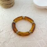 دستبند زنانه بنگل مدل رزین کد B5378