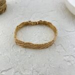 دستبند زنانه ژوپینگ طرح طلا کد B5426