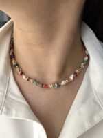 گردنبند زنانه مدل صدف کد N1009